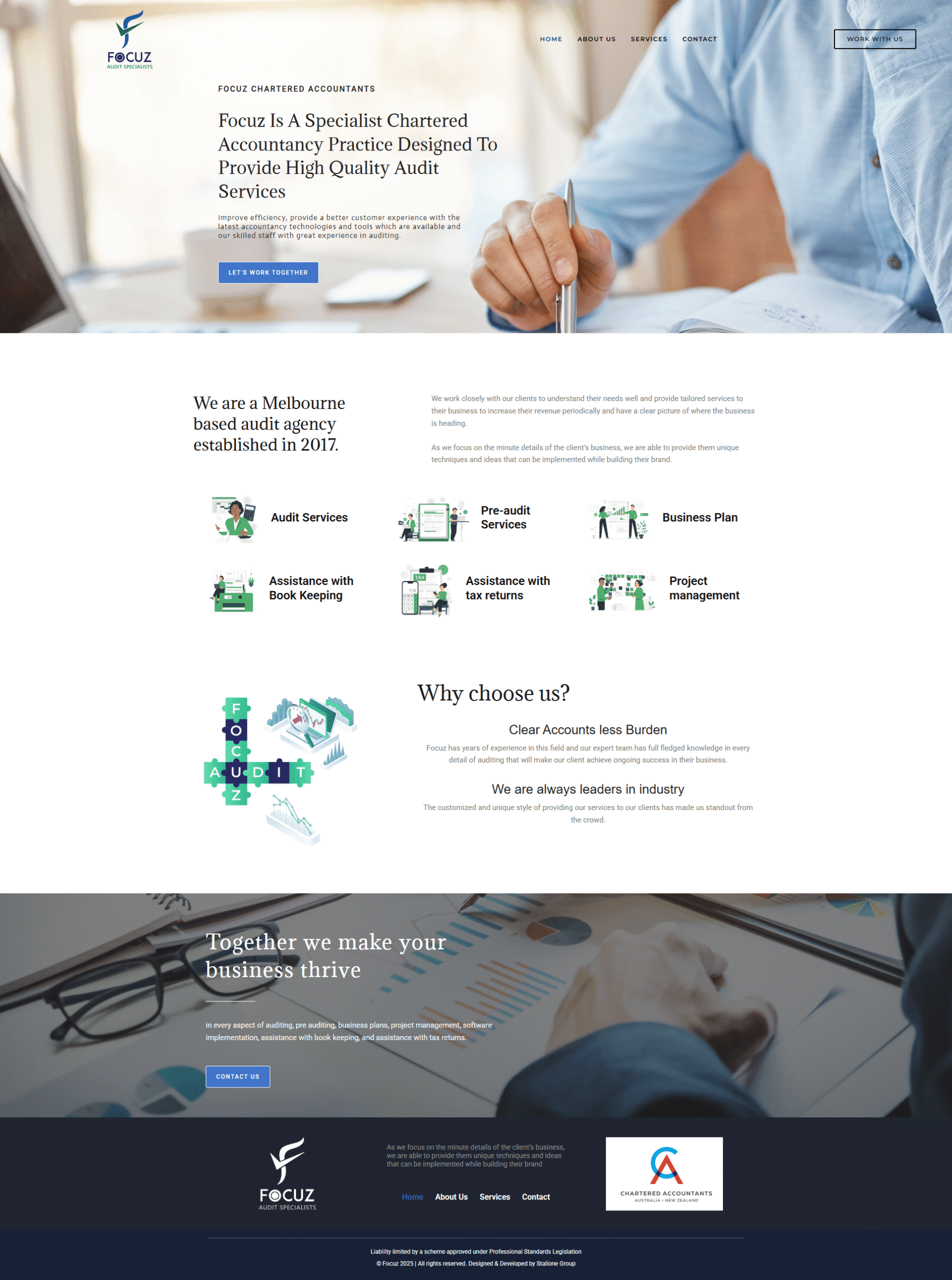 Focuz – Chartered Accountancy & Audit Services full web