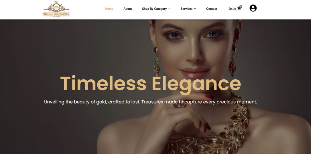 Vishnu Goldsmith – Gold Jewellery Design & Crafting Website