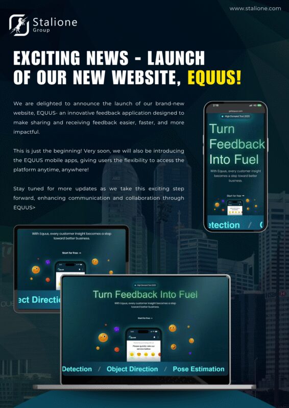 Launch of Stalione's product "EQUUS" Website
