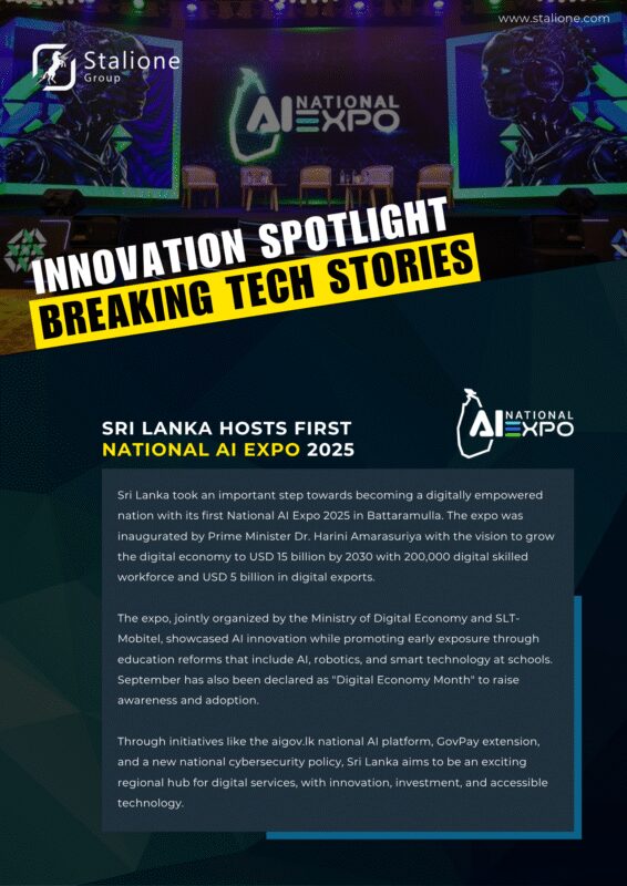 Sri Lanka Hosts1st National AI Expo